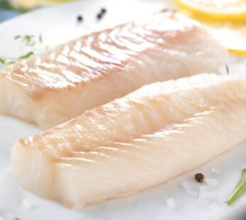 Fresh Atlantic Cod Loin Skinless & Boneless 1kg